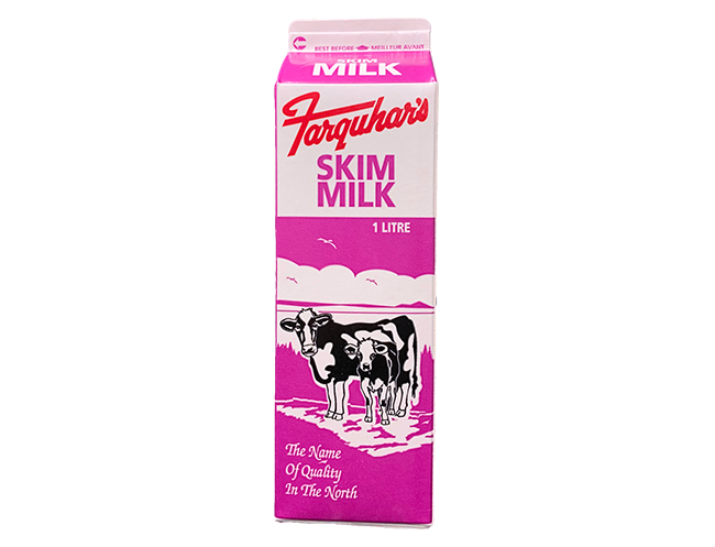 Farquhars Dairy 1L Skim Milk